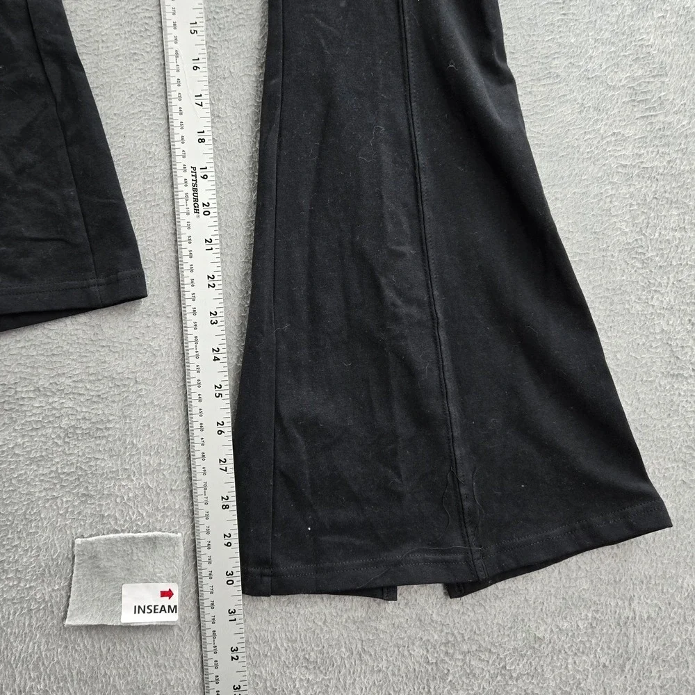 San Francisco 49ers Women Pants L Black NFL Flared Logo‎ Graphic 30